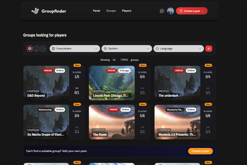 Photo of Groupfinder