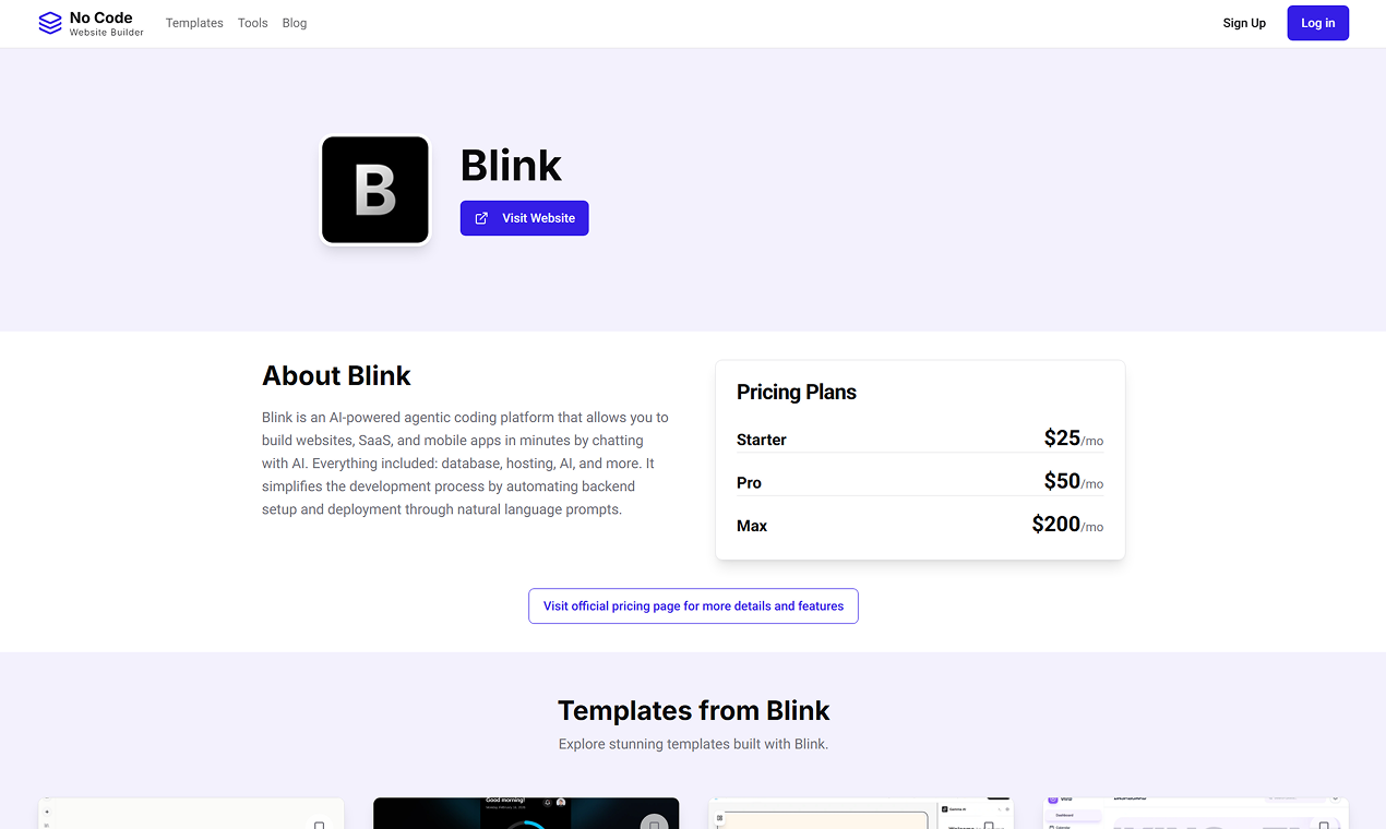 Photo of No Code Website Builder