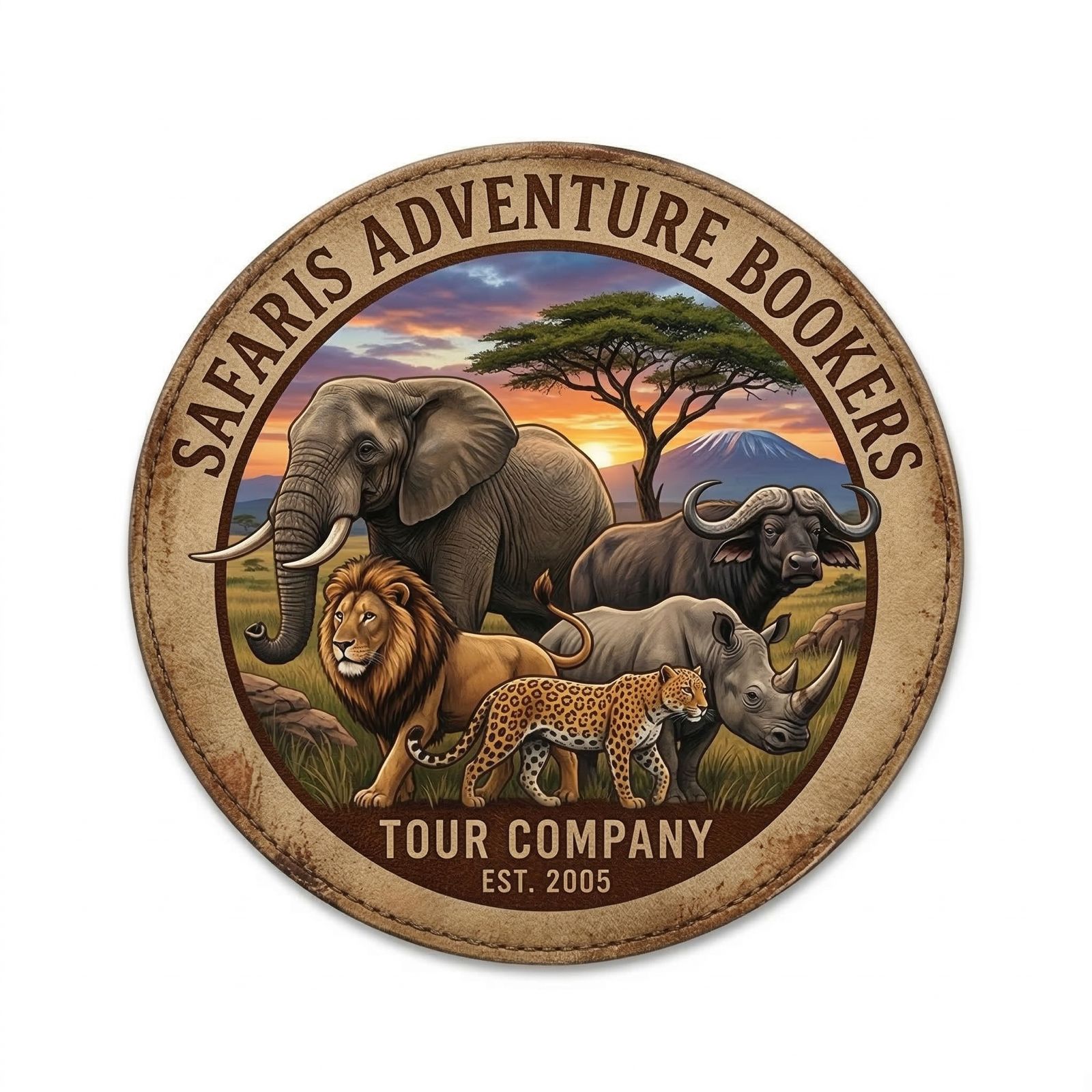 SAFARIS ADVENTURE BOOKERS Official Logo