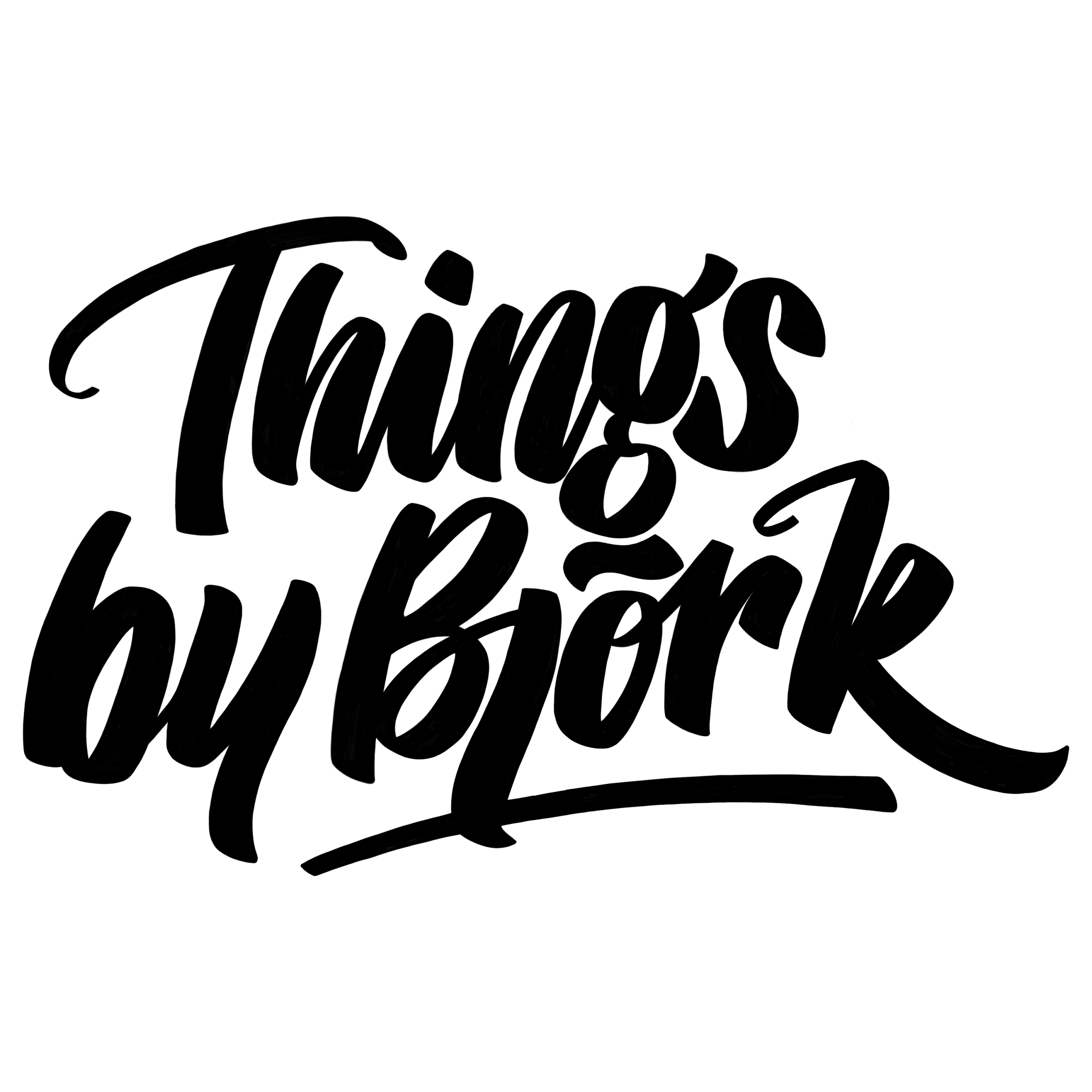 Things by Bjork Official Logo
